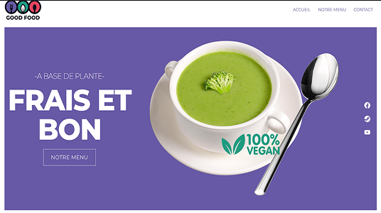 capture d'écran du site web GoodFood